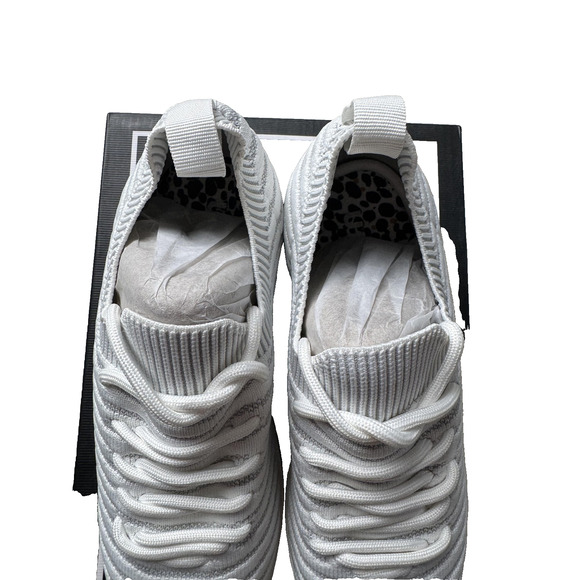 J/Slides Urban Shoes Womens Size 6 Knit Two Tone Casual Sneakers - Picture 6 of 11